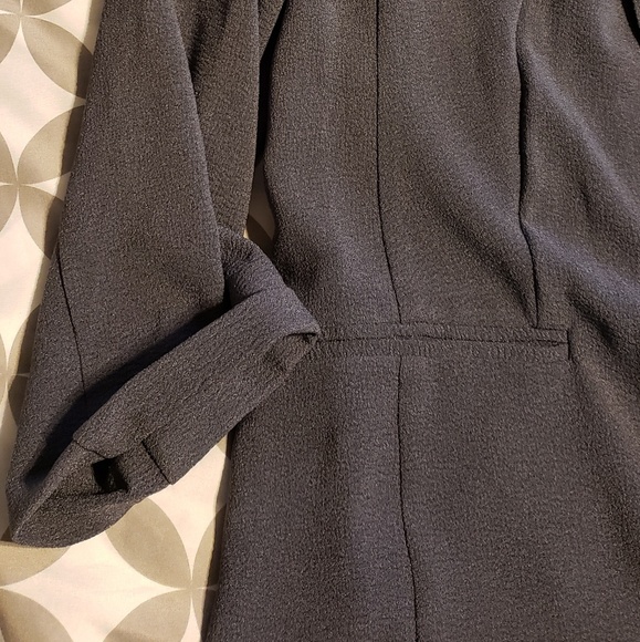 Charcoal grey casual blazer - Picture 3 of 6